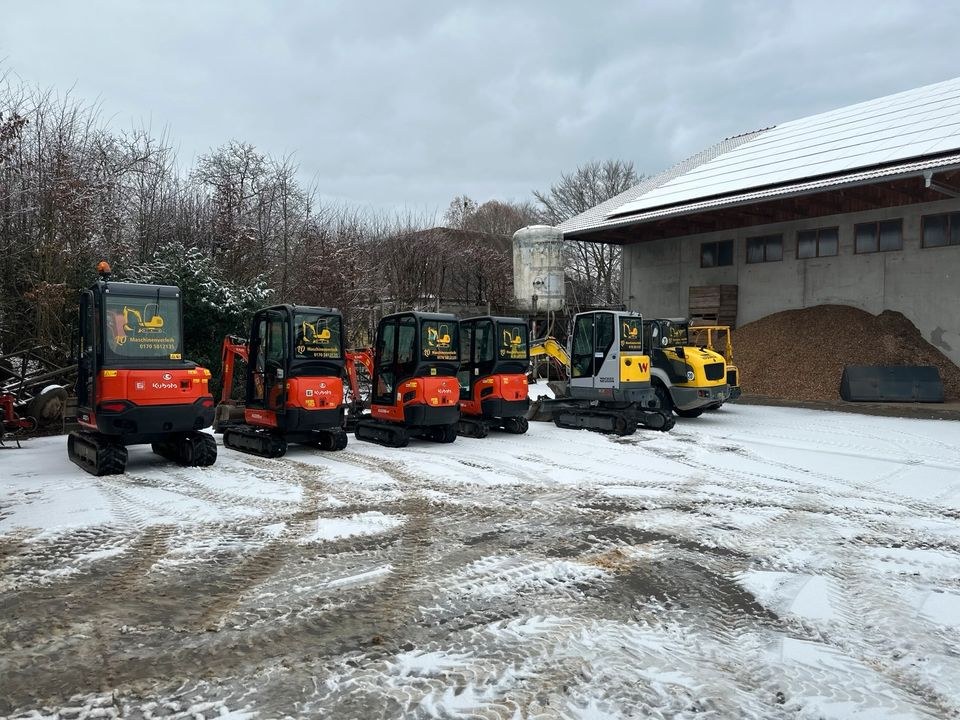Kubota Wacker Neuson Bagger 2 5 Tonnen mieten bei LO Maschinenverleih
