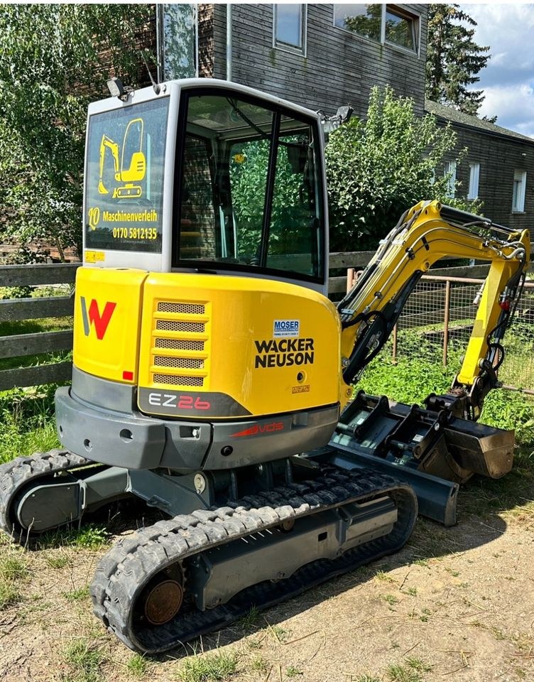 Kubota Minibagger Kabelbau mieten bei LO Maschinenverleih – 2