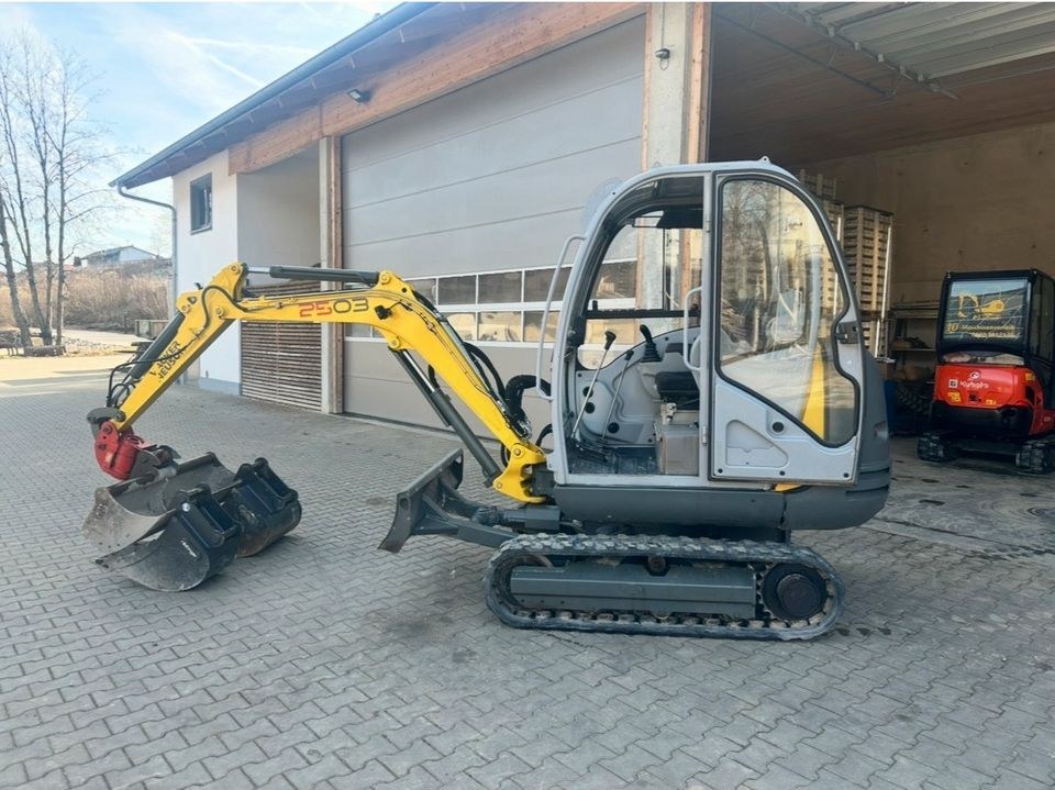 Minibagger gewerblich Bagger Wacker mieten bei LO Maschinenverleih