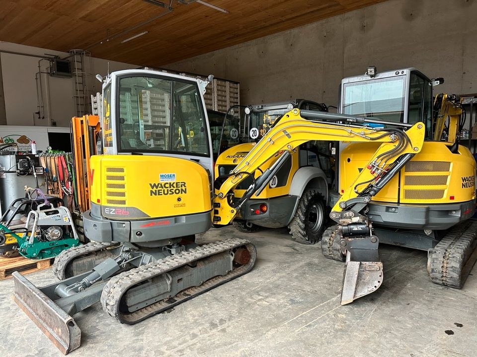 Minibagger Bagger 3 t gewerblich mieten bei LO Maschinenverleih