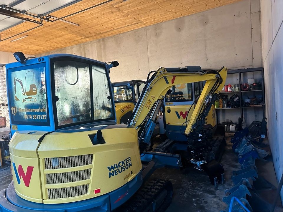 Minibagger 2 5t Lader Radlader mieten bei LO Maschinenverleih – 2