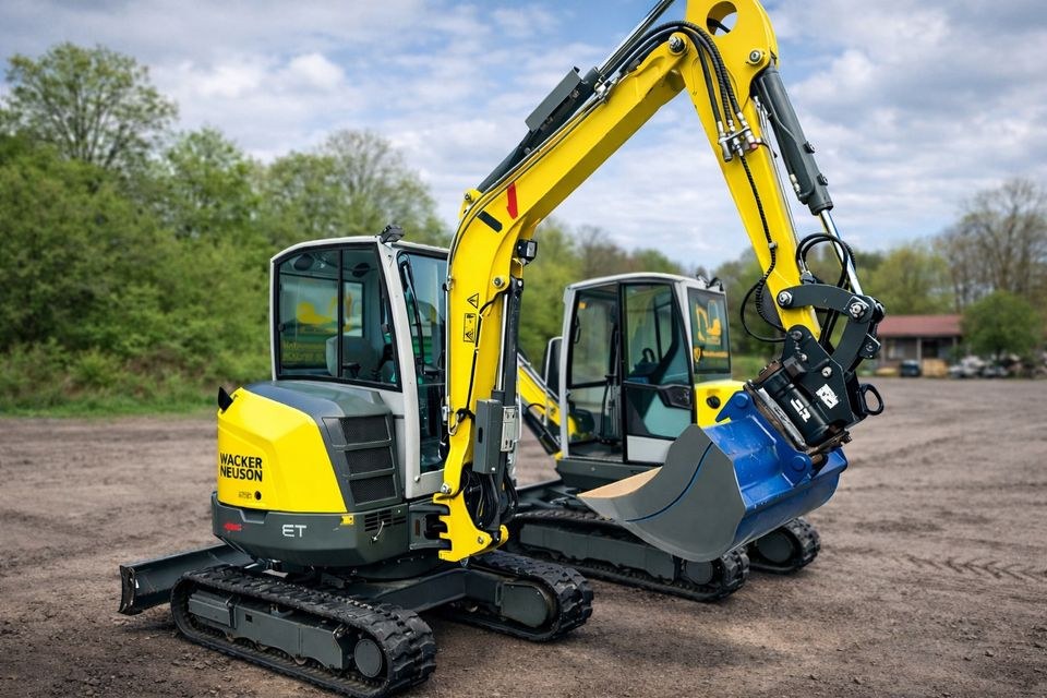 Minibaggger 5 Tonnen Minibagger Wacker mieten bei LO Maschinenverleih – 2
