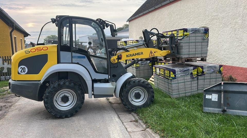 Allradlenker Lader Kramer 5050 Radlader mieten bei LO Maschinenverleih