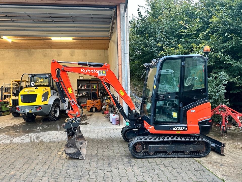 Kubota Minibagger Bagger gewerblich mieten bei LO Maschinenverleih – 3