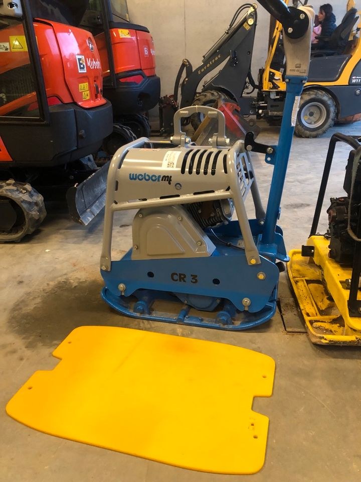 Rüttelplatten Weber Wacker Baumaschinen mieten bei LO Maschinenverleih