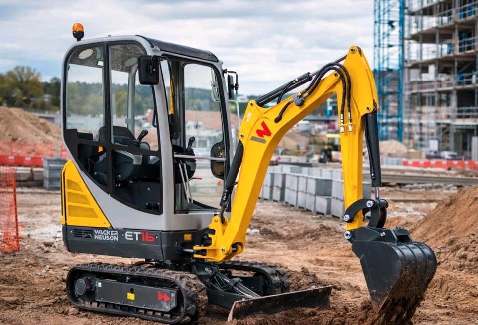 Minibagger gewerblich Wacker ET 16 mieten bei LO Maschinenverleih – 3
