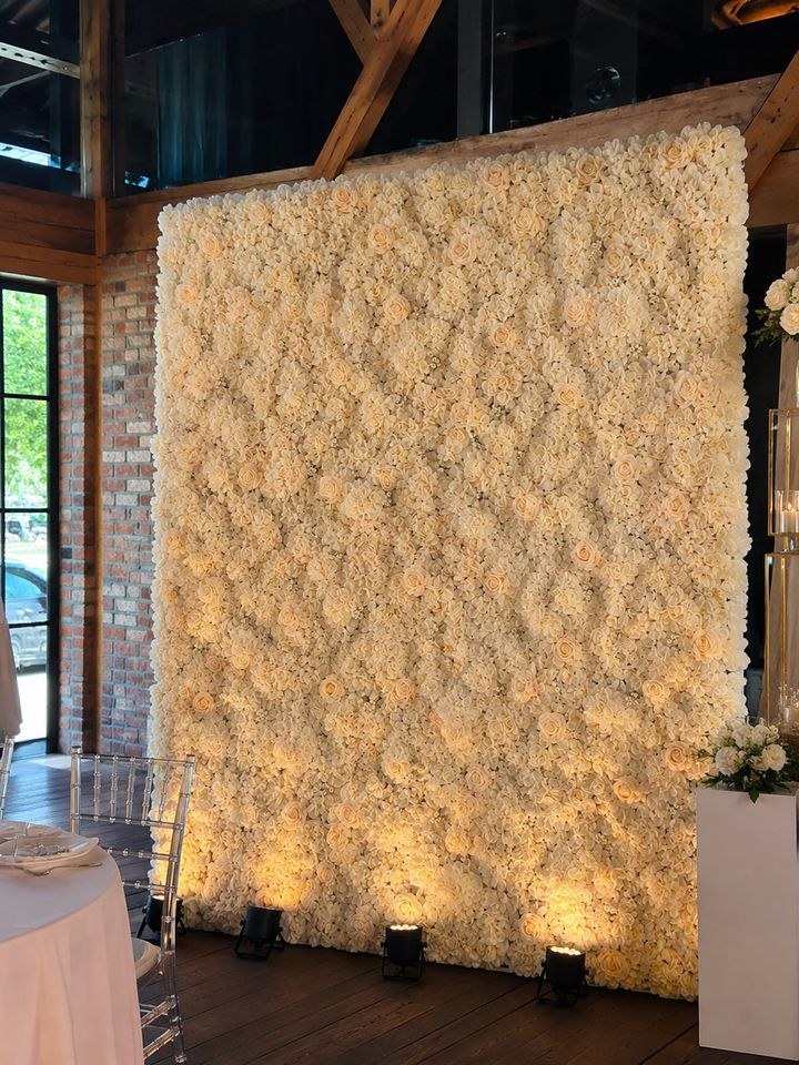 Kunstblumenwand mieten bei Luvo Events – für die Hochzeit – 2