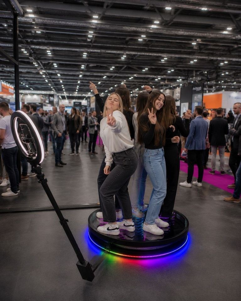 360° Videobooth Fotobox mieten bei Luvo Events