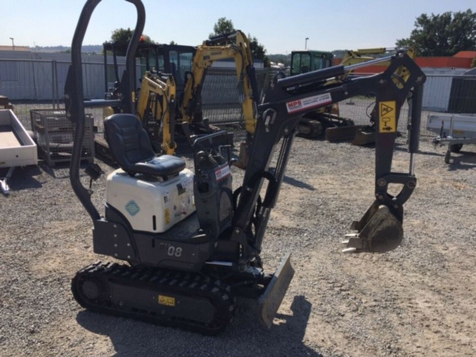 Bagger Minibagger SV08 mieten bei MPS Baumaschinen – 3