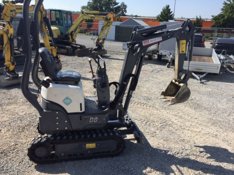 Bagger Minibagger SV08 mieten bei MPS Baumaschinen – 2
