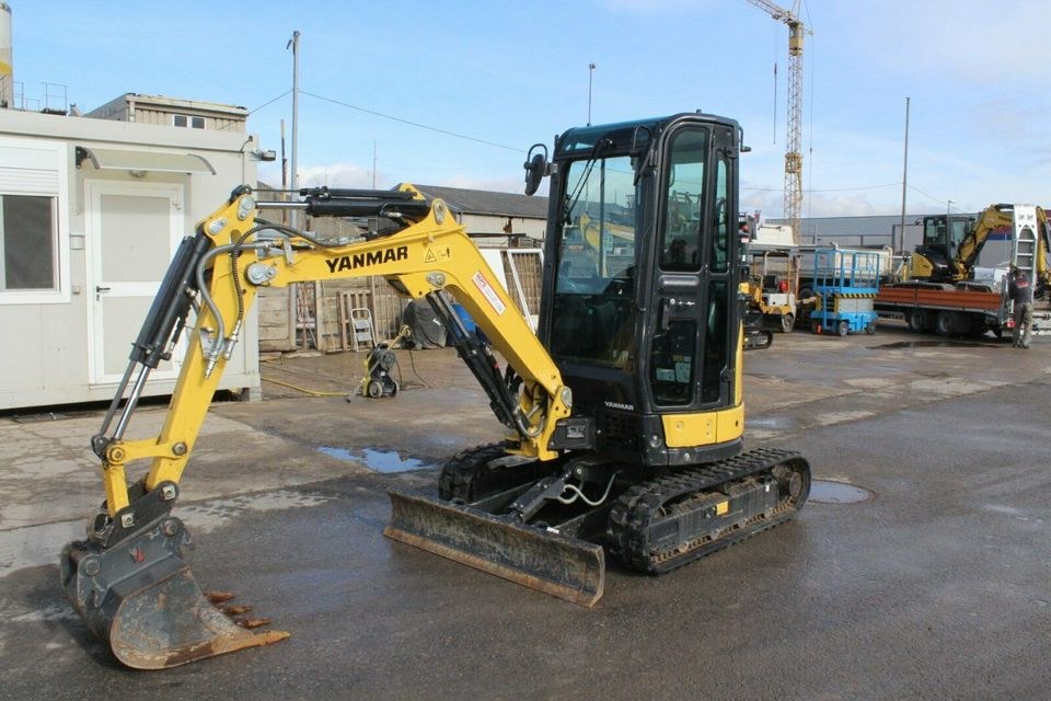 2,5t Bagger Vio23 Yanmar Minibagger mieten bei MPS Baumaschinen – 2
