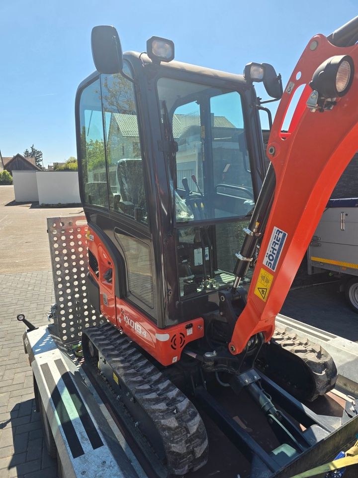 Minibagger 1,9t Kubota KX19 4 Abbruchhmeisel mieten in Pleidelsheim – 2