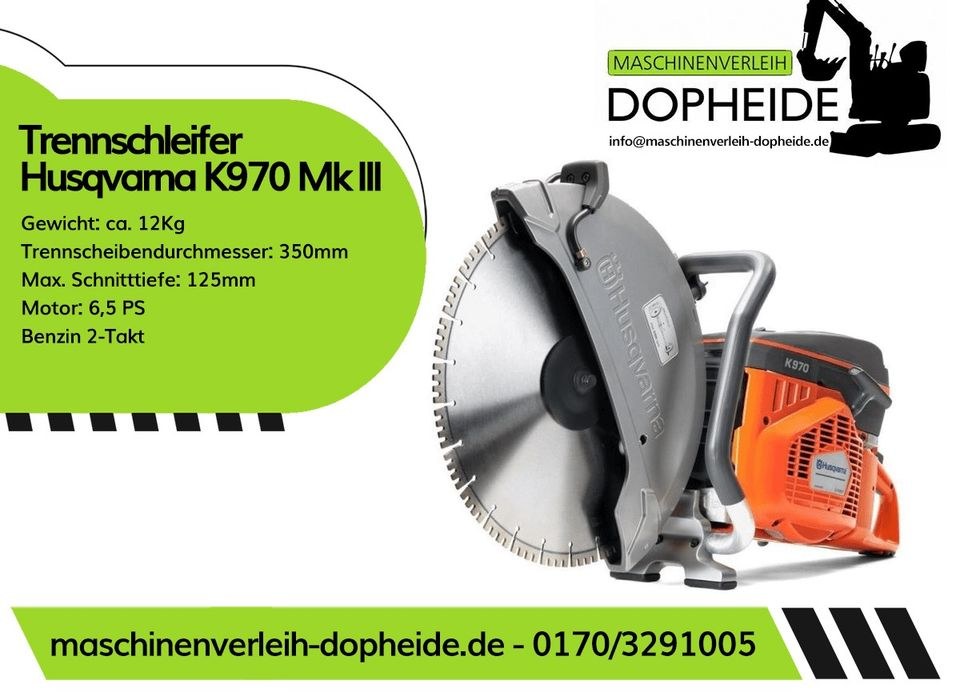 Motorflex Trennschleifer mieten bei Maschinenverleih Dopheide eGbR