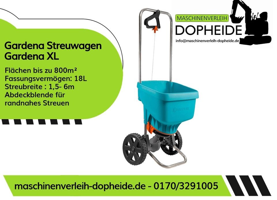 Streuwagen Sähwagen mieten in Brockum – für Garten & Grundstück
