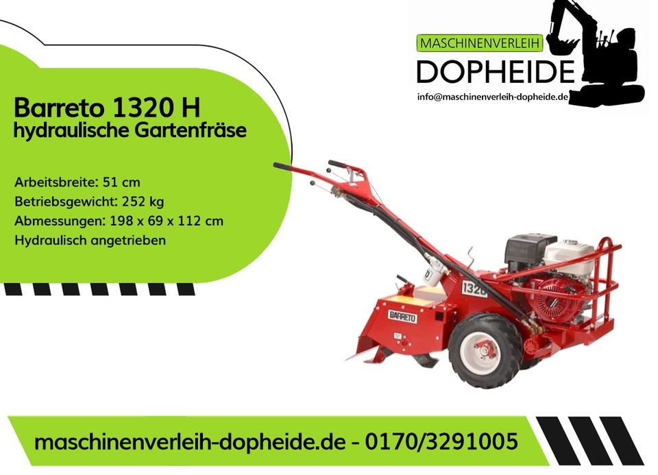 Gartenfräse Bodenfräse Umkehrfräse Rasenfräse mieten in Brockum