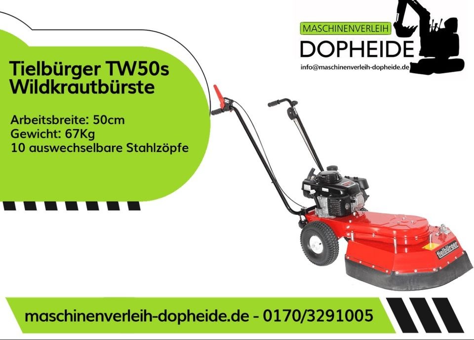 Wildkrautbürste Tielbürger TW50s mieten in Brockum