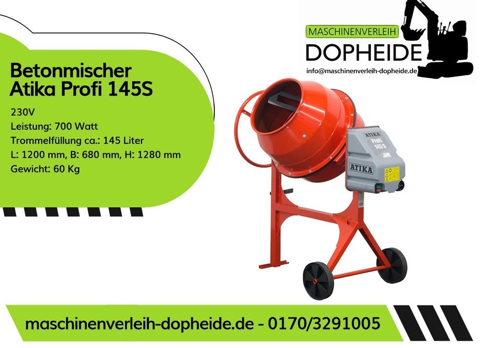 Betonmischer Mischmaschine mieten in Brockum – für Fundament & Mauer