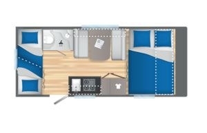 Familien Wohnwagen Klimaanlage Caravelair ALBA mieten in Greven – 2