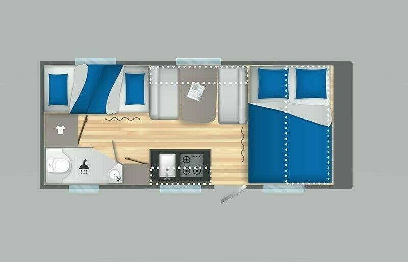 Familien Wohnwagen Klimaanlage Caravelair ALBA mieten in Greven – 2