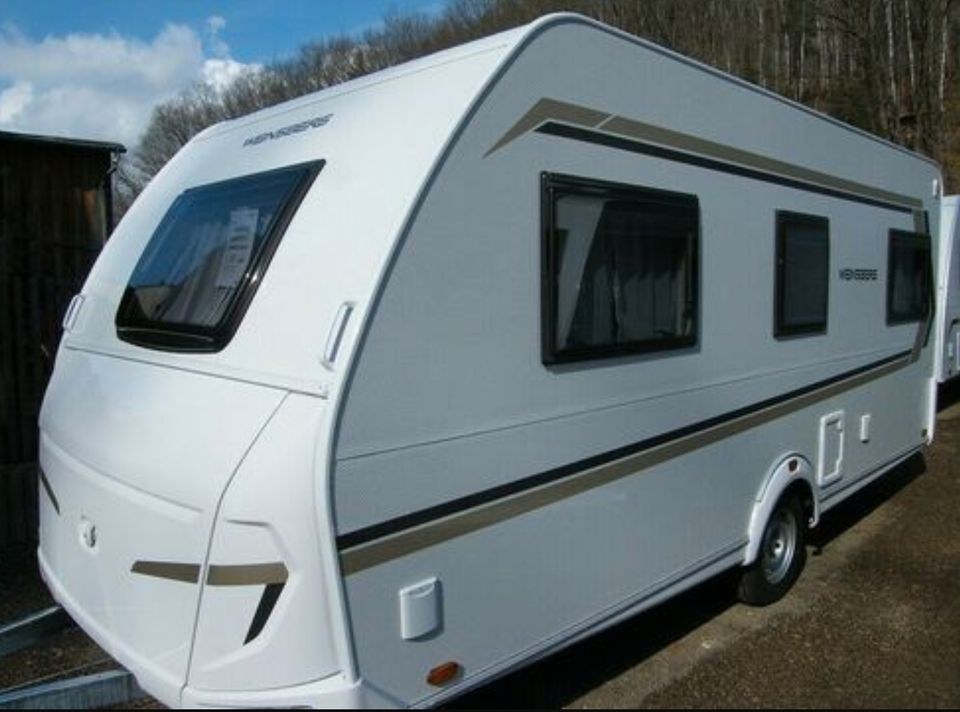 pfiffigen Wohnwagen Klimaanlage Einzelbetten mieten in Greven – 4
