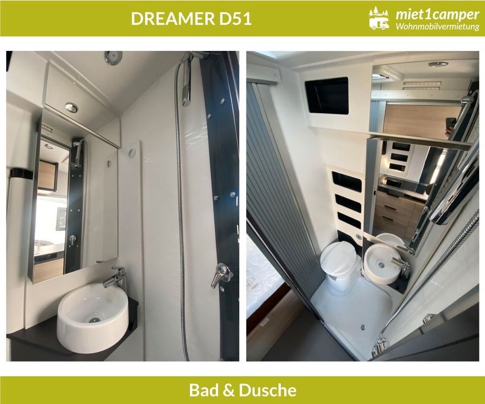 Dreamer D51 Wohnmobil Camper Urlaub mieten in Lünen – 3