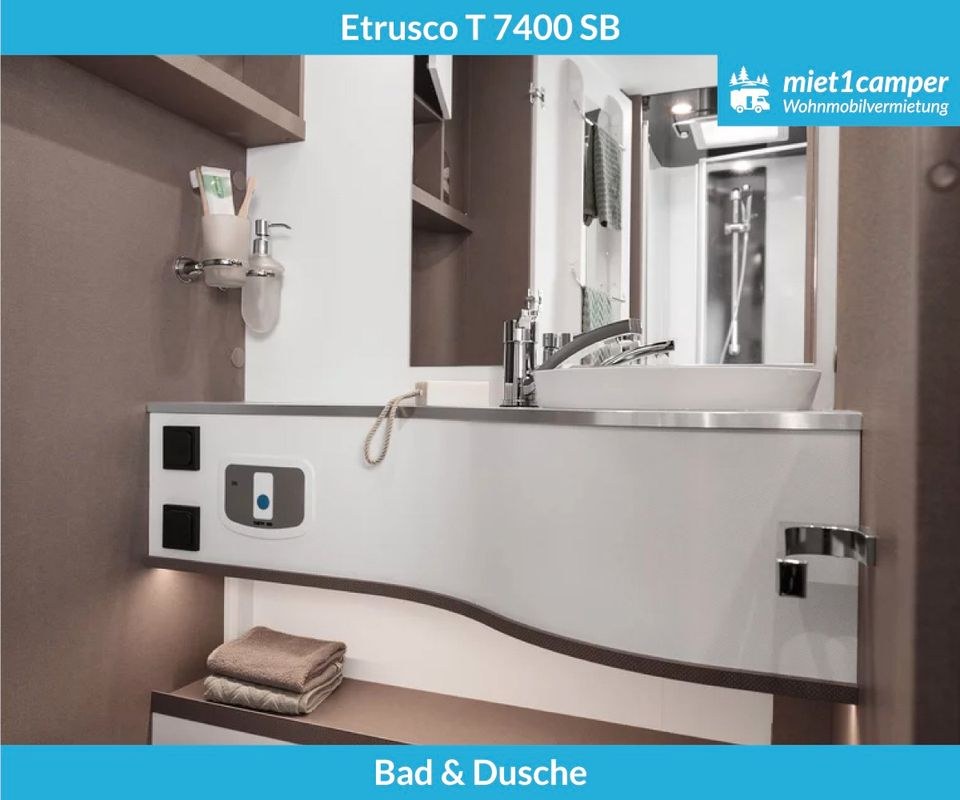 Etrusco T7400 SB Wohnmobil Kastenwagen Camper 4 mieten in Lünen – 4
