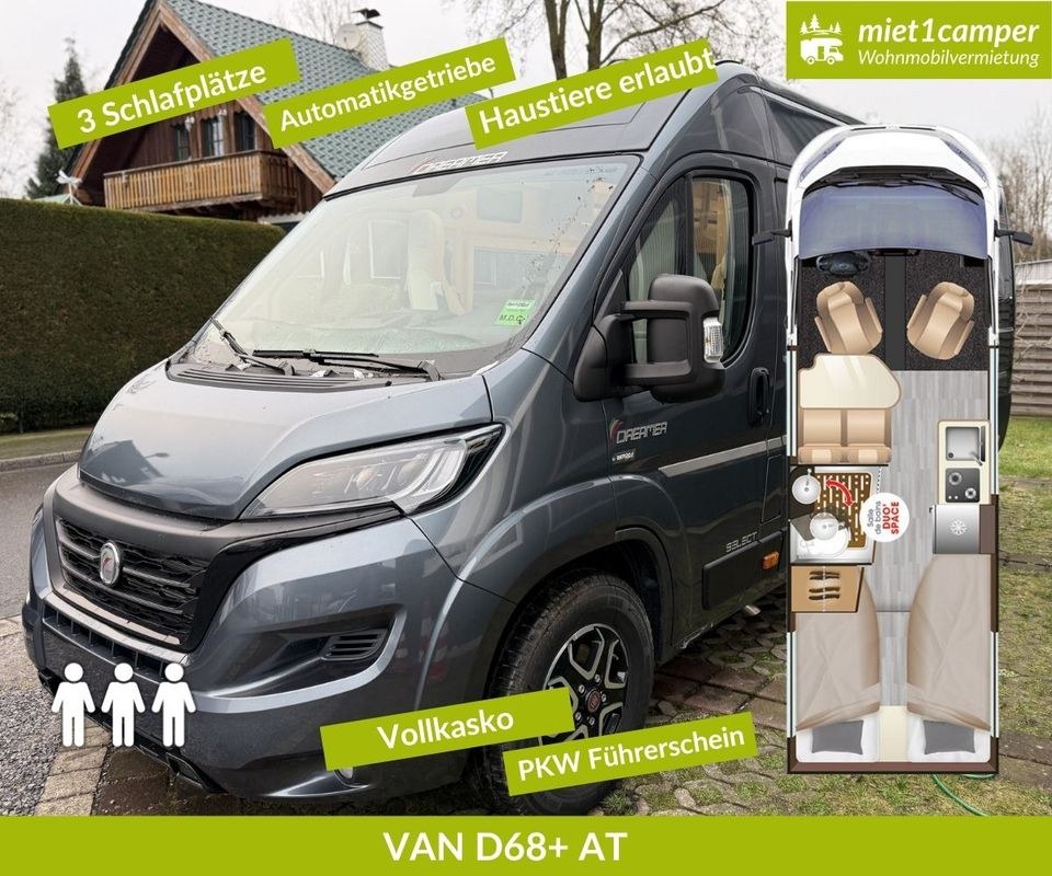 VAN D68+ AT mieten in Lünen – für den Roadtrip