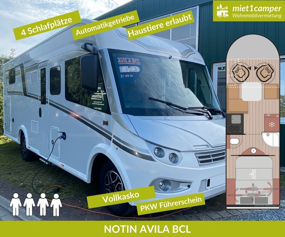 NOTIN AVILA BCL mieten in Lünen – für den Roadtrip