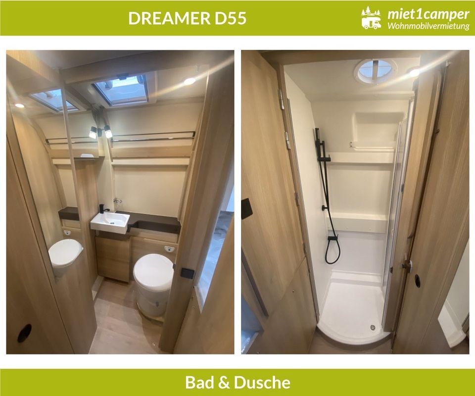 Dreamer D55 Wohnmobil Camper Wohnwagen mieten in Lünen – 4