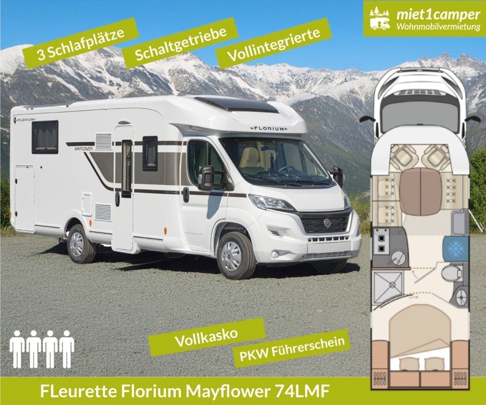 FLeurette Florium Mayflower 74LMF Wohnmobil mieten in Lünen
