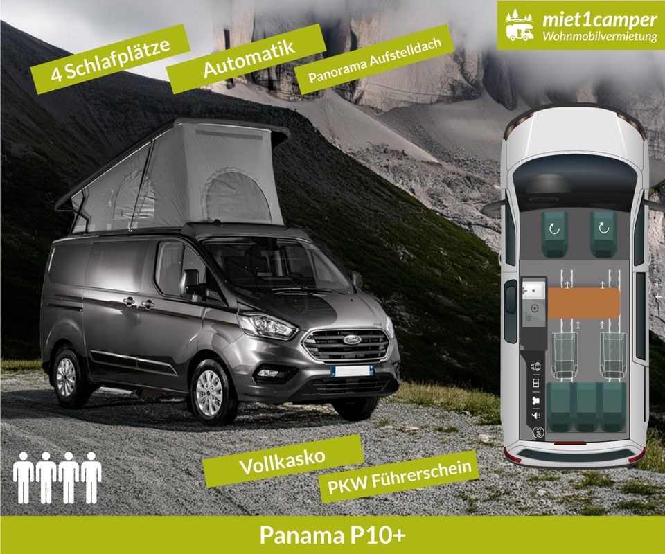 Ford Panama P10+ Plus Wohnmobil Camper Van mieten in Lünen