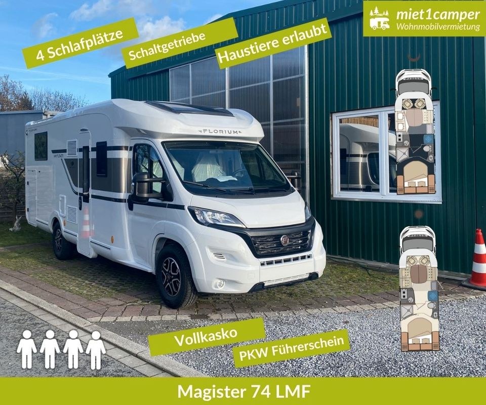 Magister 74 LMF mieten in Lünen – für den Roadtrip