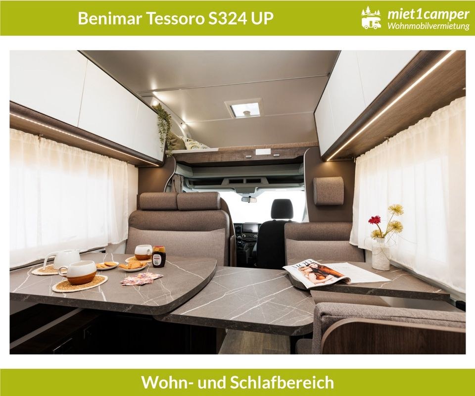 Benimar Tessoro S324 UP Wohnmobil Camper mieten in Lünen – 4