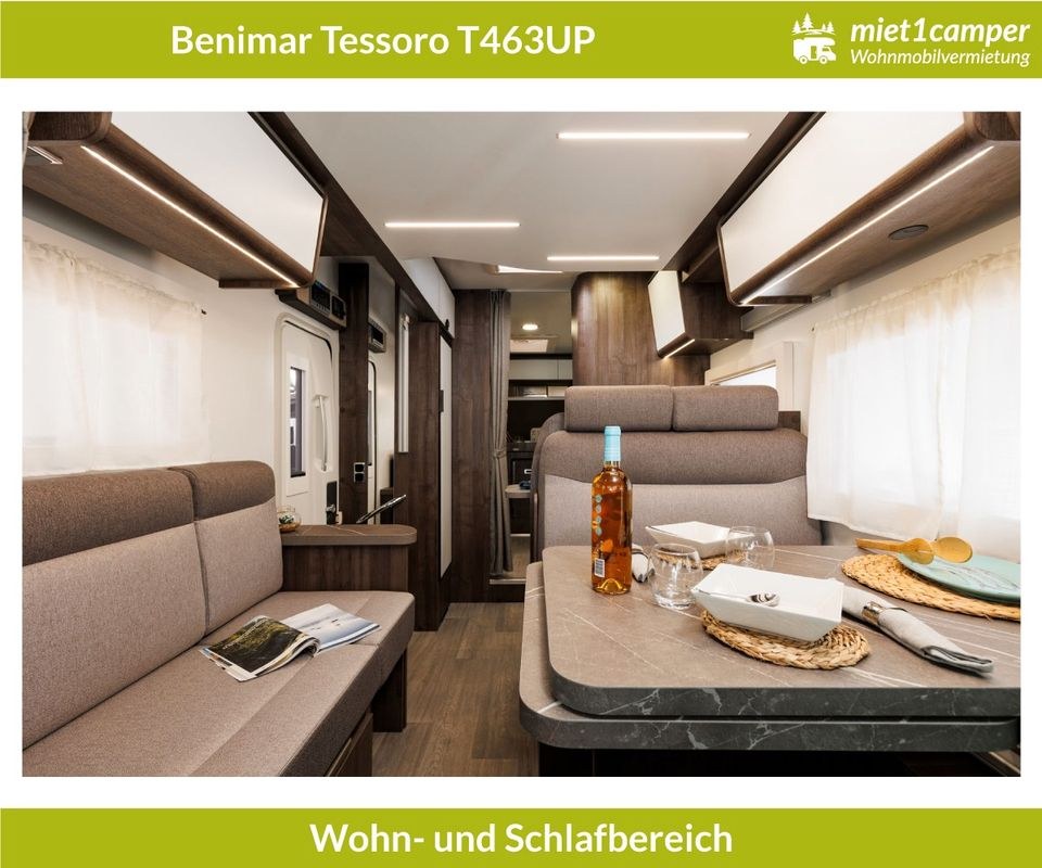Benimar Tessoro T464 3UP Wohnmobil Camper mieten in Lünen – 4