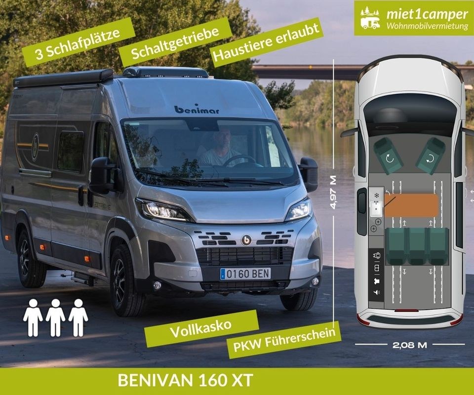 BENIVAN 160 XT mieten in Lünen – für den Roadtrip