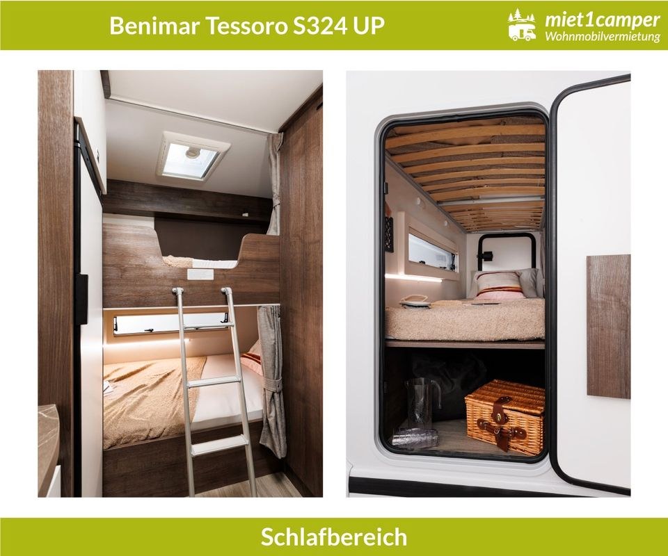 Benimar Tessoro S324 UP Wohnmobil Camper mieten in Lünen – 2