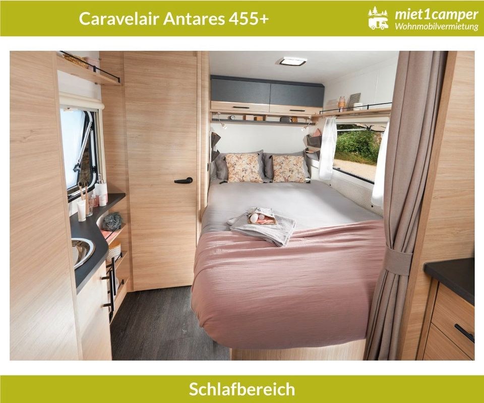 Wohnwagen Caravalair ALBA 455+ 4 Personen weiß mieten in Lünen – 2