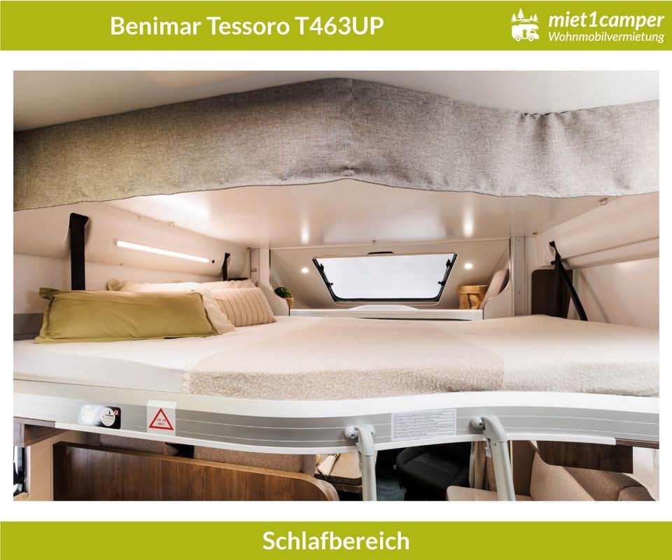 Benimar Tessoro T464 3UP Wohnmobil Camper mieten in Lünen – 2