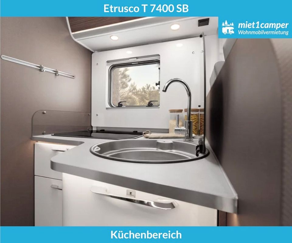 Etrusco T7400 SB Wohnmobil Kastenwagen Camper 4 mieten in Lünen – 3