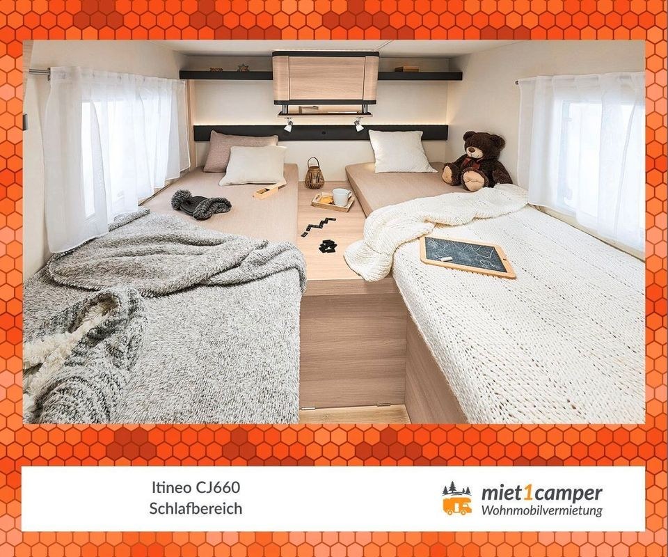 ITINEO CJ660 Wohnmobil Camper Urlaub Kastenwagen mieten in Lünen – 4
