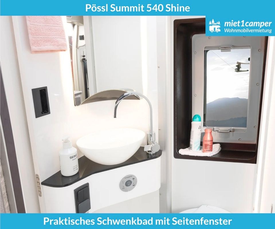 Pössl Summit 540 Shine Kastenwagen Wohnmobil mieten in Lünen – 4