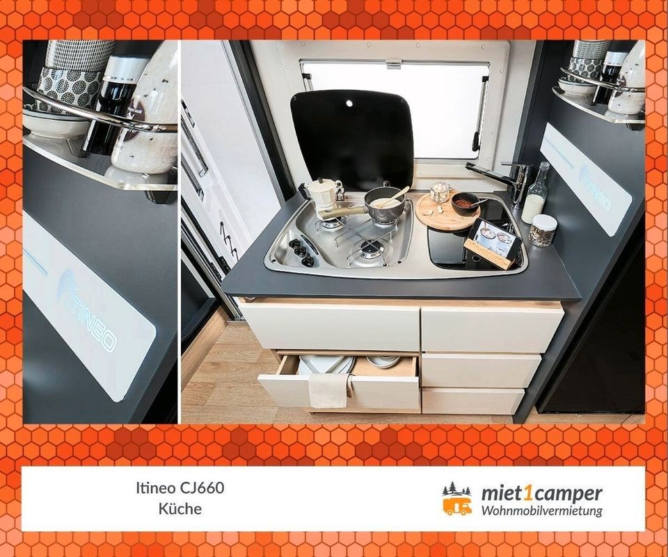 ITINEO CJ660 Wohnmobil Camper Urlaub Kastenwagen mieten in Lünen – 2