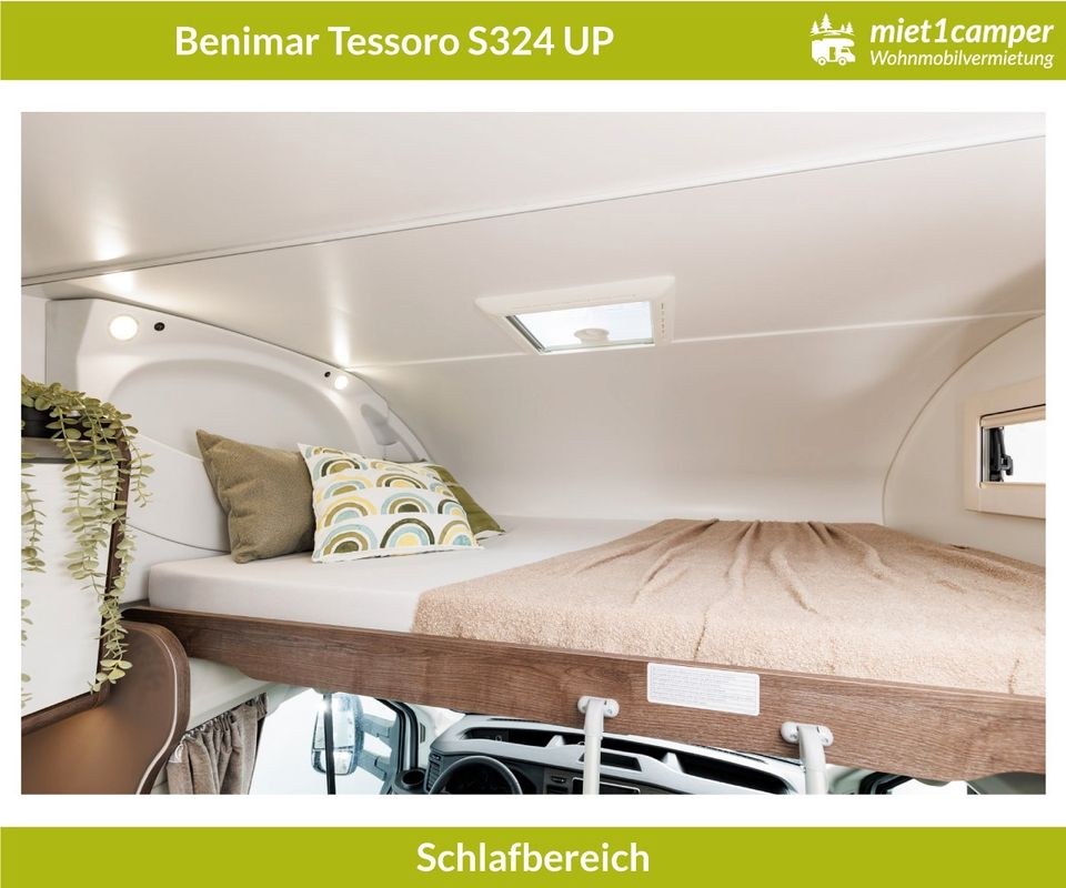 Benimar Tessoro S324 UP Wohnmobil Camper mieten in Lünen – 3