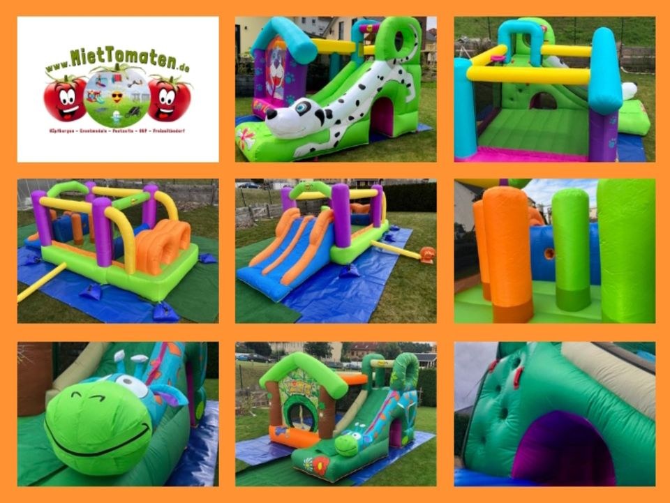Hüpfburg HappyHop Abenteuerland Junglefun mieten in Klipphausen