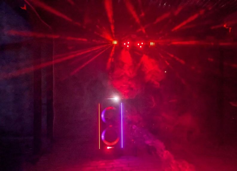 Partybox JBL Musikbox Partybar Nebelmaschine mieten in Klipphausen – 2