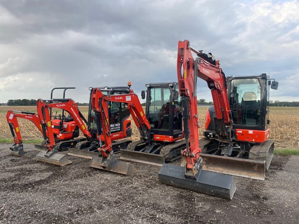 Bagger Kubota Kx 19 U27 4 Minibagger mieten bei Mietpark Rupperath