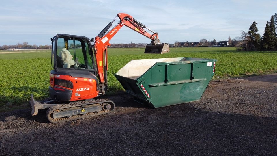 Minibagger 2,5t Bagger Kubota Sany mieten bei Mietpark Rupperath – 4