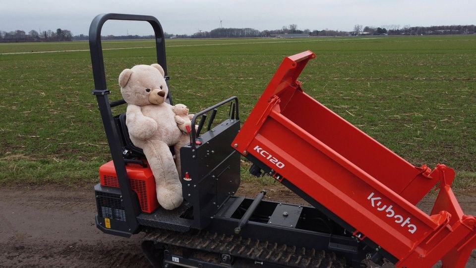 Motorschubkarre Dumper Kettendumper Kubota KC120 mieten in Euskirchen – 3