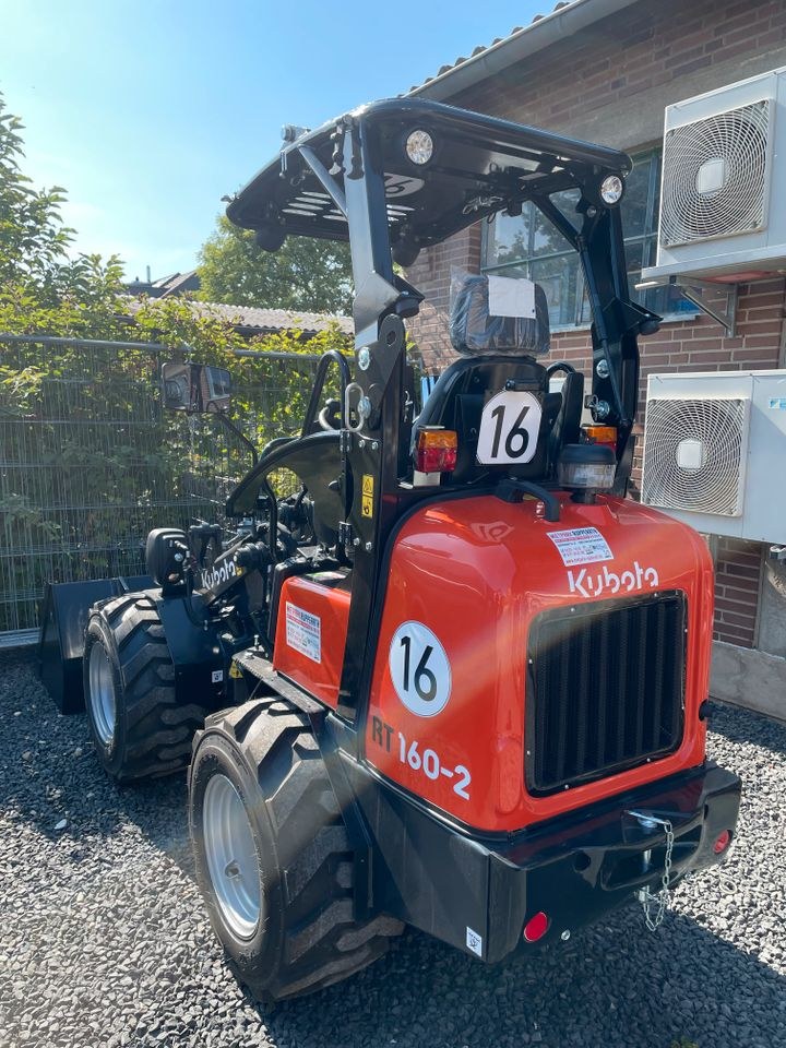 Radlader 1.6t RT160 Kubota mieten bei Mietpark Rupperath