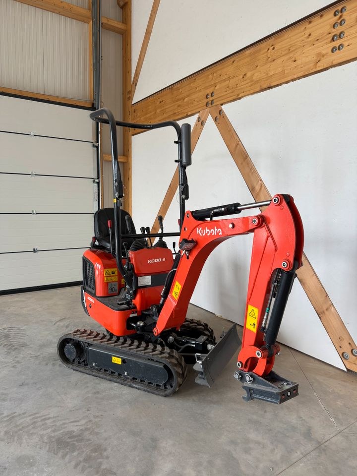 Microbagger Kubota K008 kleiner Bagger schmale mieten in Euskirchen – 4